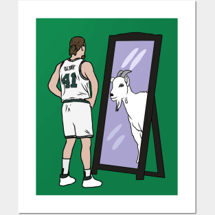 Kelly Olynyk Mirror GOAT (Celtics) Posters and Art